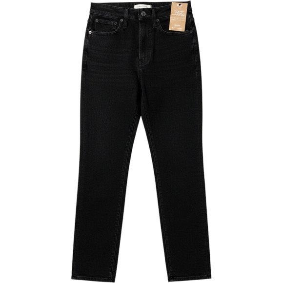 Madewell Denim - Madewell Curvy Perfect Vintage Jean High Rise Lunar Black NR548 Womens 26